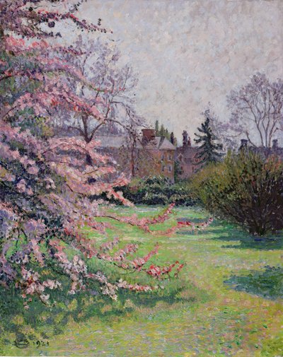 Japanische Zierapfelblüte, Kew, 1921 von Lucien Pissarro